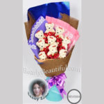 Soft-Plush-Doll-Flower-Bouquet-Gift-–-Snow-Violet