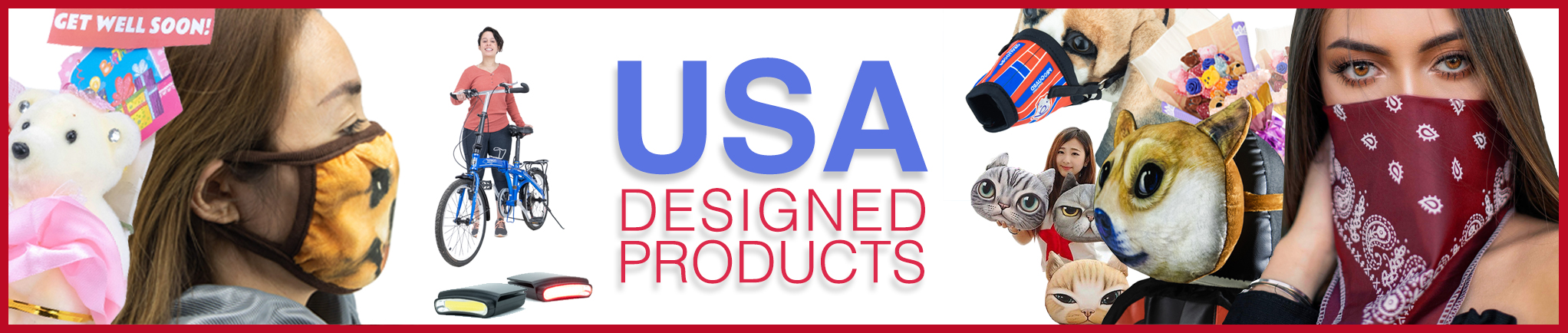 USA Designed Products is a supplier of Bandanas, Face Masks and More